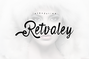 Retvaley Brush Font, a Script Font by Maxim apperian (Thumbnail 1 of 4)
