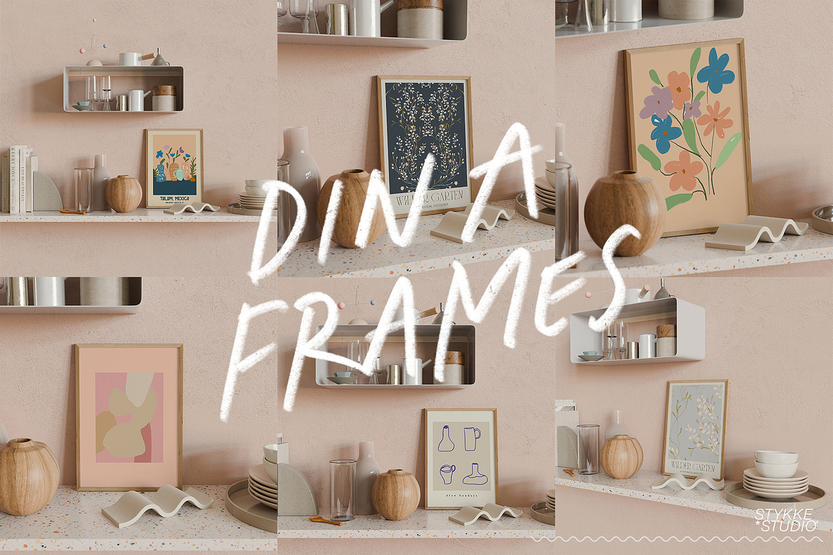 THE BLUSH KITCHEN | Frame Mockup, a Household Mockup by Stykke Studio (Photo 3 of 8)