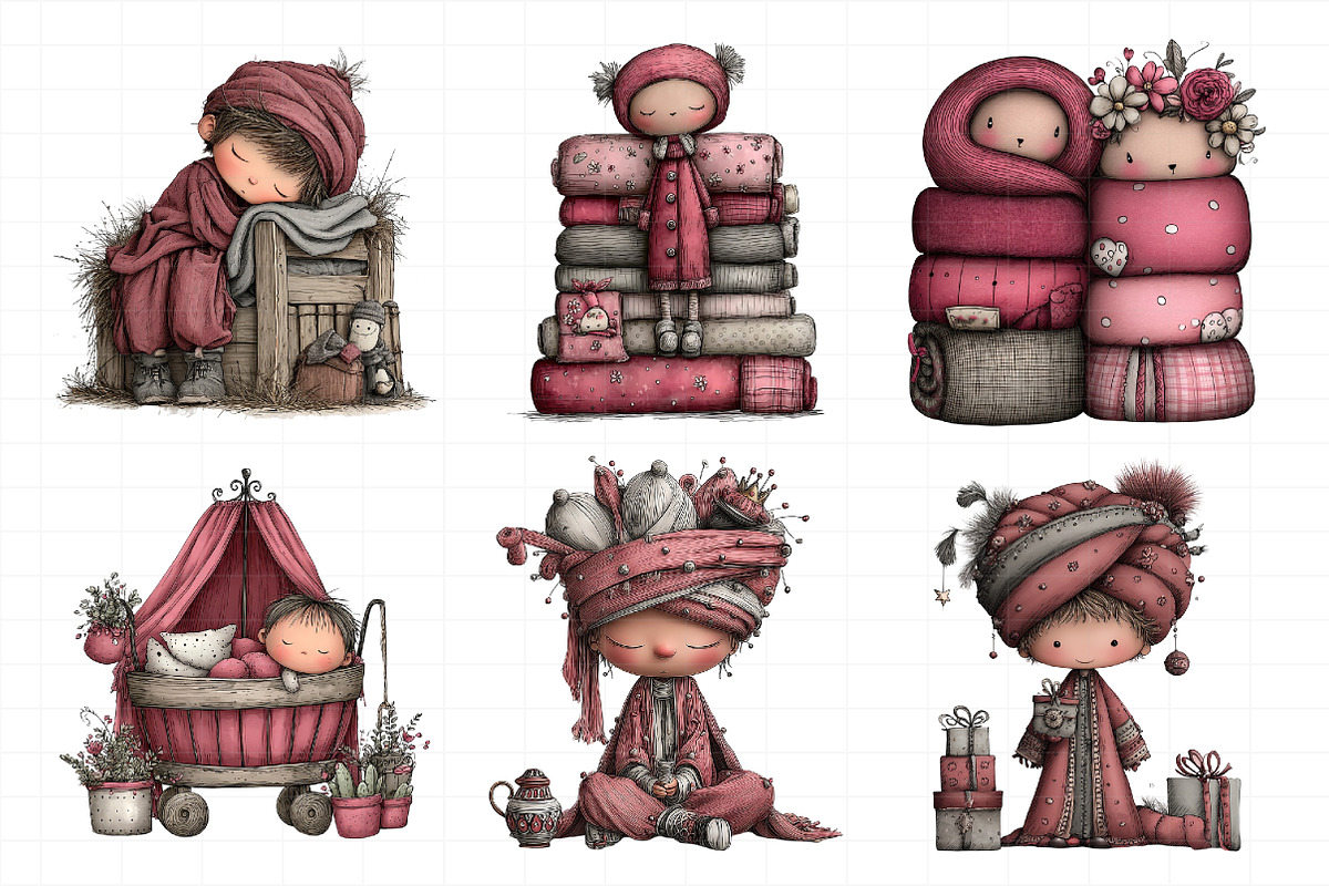 Christmas Nativity Clipart, an Illustration by Daily.Designs (Photo 5 of 5)