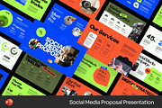 Social Media Proposal Powerpoint, a Presentation Template by Fit-tee (Thumbnail 1 of 2)