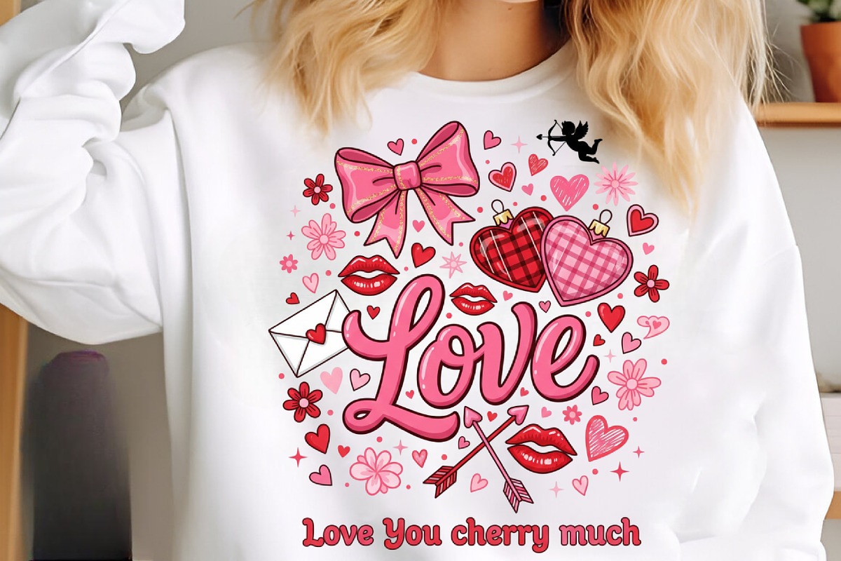 Love You Cherry much PNG, an Illustration by SinaCreation (Photo 3 of 11)