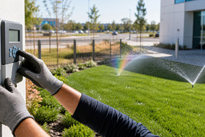 Urban irrigation control system with, a Photo by Dvoevnore photos