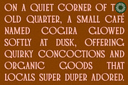 Hanoman - Serif Font Family, a Serif Font by Setara Langit CreativeStd (Thumbnail 4 of 11)