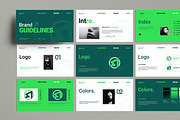 Brand Guidelines Presentation, a Presentation Template by MightyDesign (Thumbnail 1 of 9)