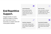 Metric AI Chatbot: Wix Studio SaaS, a Wix Template by Webstify (Thumbnail 4 of 5)