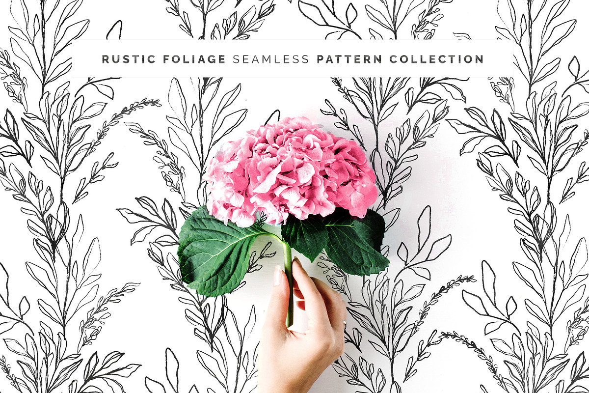 Rustic Patterns +58 Illustrations, a Pattern Graphic by Pink Coffie (Photo 4 of 9)