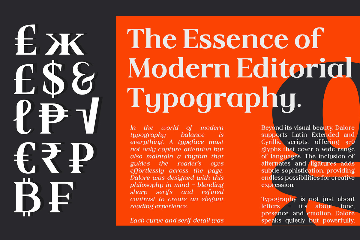 Valore Text Pro – Font Family, a Serif Font by Nollev (Photo 6 of 10)