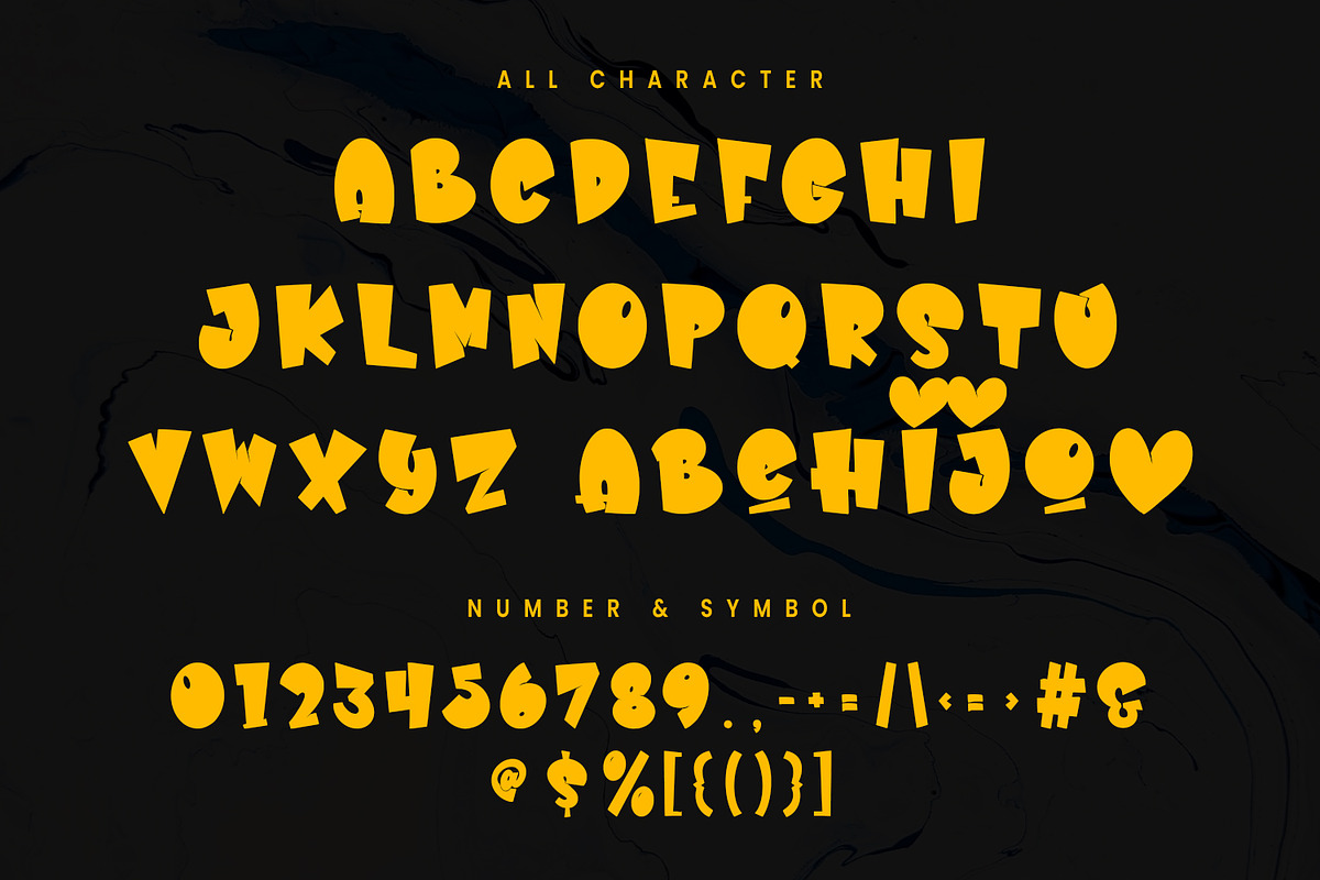 Ennaz Display Font, a Sans Serif Font by Maulana Creative (Photo 3 of 7)