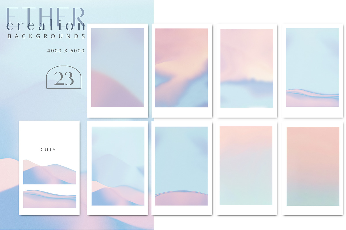 -25% BUNDLE Backgrounds & 3D Shapes, an Object Graphic by Cat In Colour (Photo 14 of 32)
