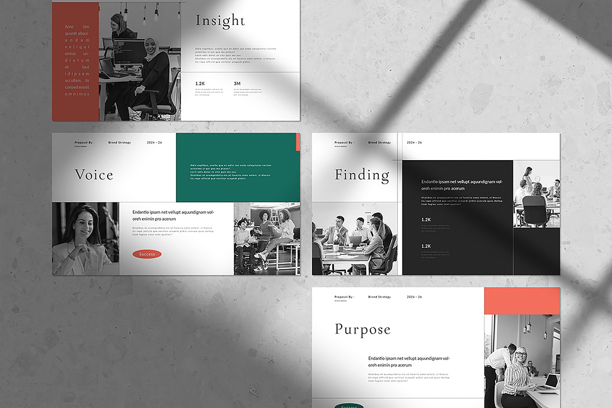 Brand Strategy Template, a Presentation Template by WhiteGraphic (Photo 5 of 7)