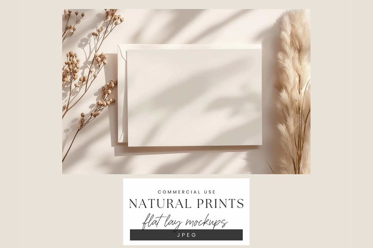Natural Flat Lay Mockups Bundle, a Decorative Illustration by illuztrate (Photo 2 of 15)