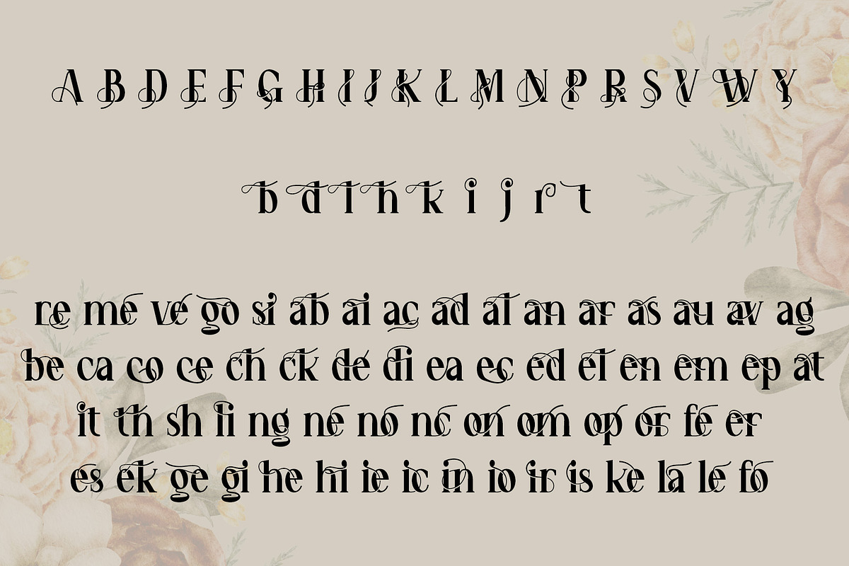 Wendric Vale - Serif Font, a Serif Font by NDNL Studio (Photo 5 of 6)