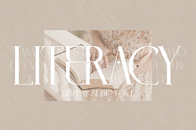LITERACY Modern and Stylish Serif