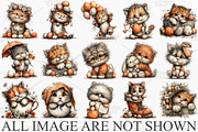 Whimsical Easter Cat Clipart Bundle, an Illustration by Canvas Craft (Thumbnail 3 of 7)