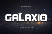 Galaxio - A Modern Futuristic Font, a Sans Serif Font by overlaytemplates (Thumbnail 1 of 5)