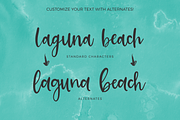 Cali Coast Script, a Script Font by Beck McCormick (Thumbnail 9 of 10)