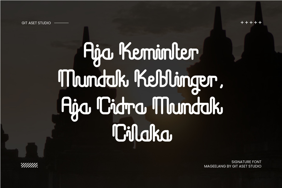 Mageelang - Traditional Handdrawn, a Script Font by gitasetstudio (Photo 2 of 5)