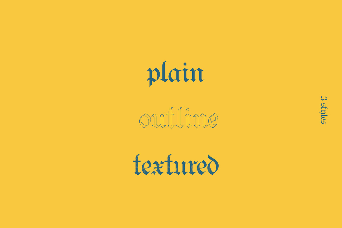 Bielefeld typeface font preview 2