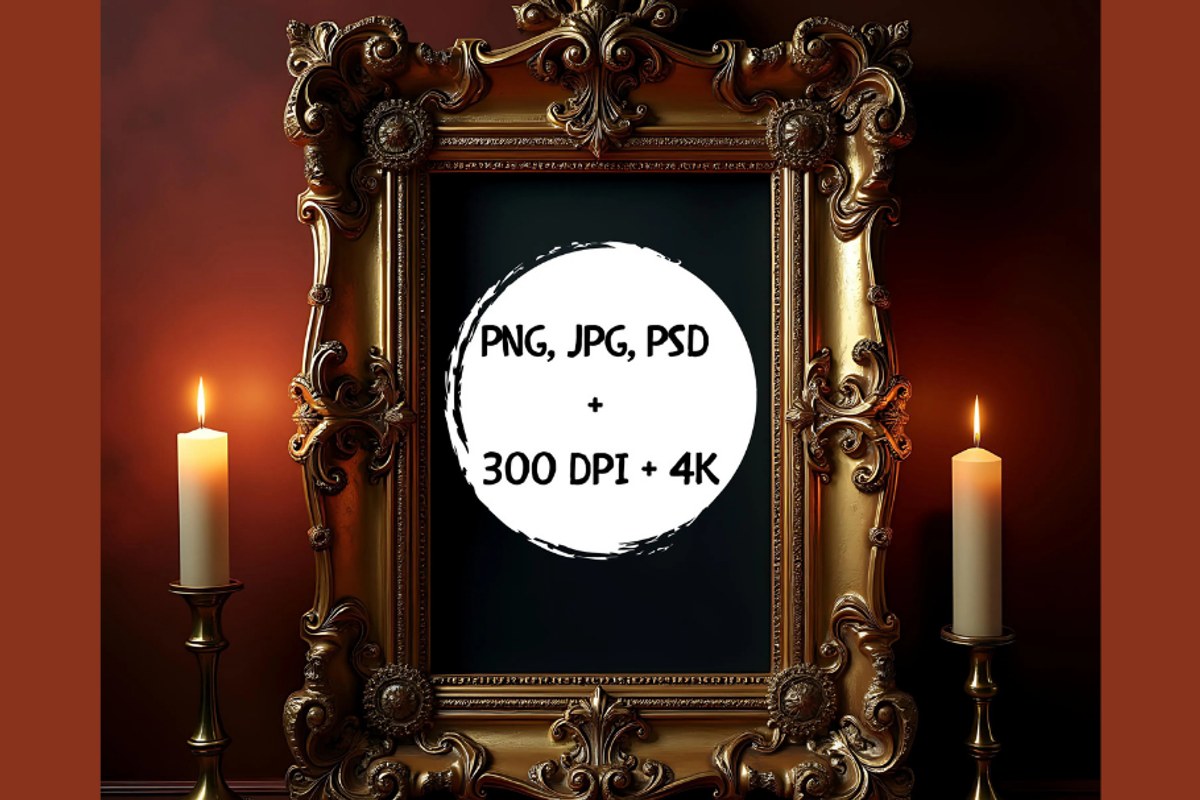 500+ Frame Mockup Bundle, a Mockup by StormDigitalArt (Photo 6 of 6)
