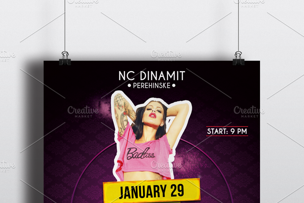 RNB Party Flyer Template, a Flyer Template by Malaxay (Photo 2 of 2)