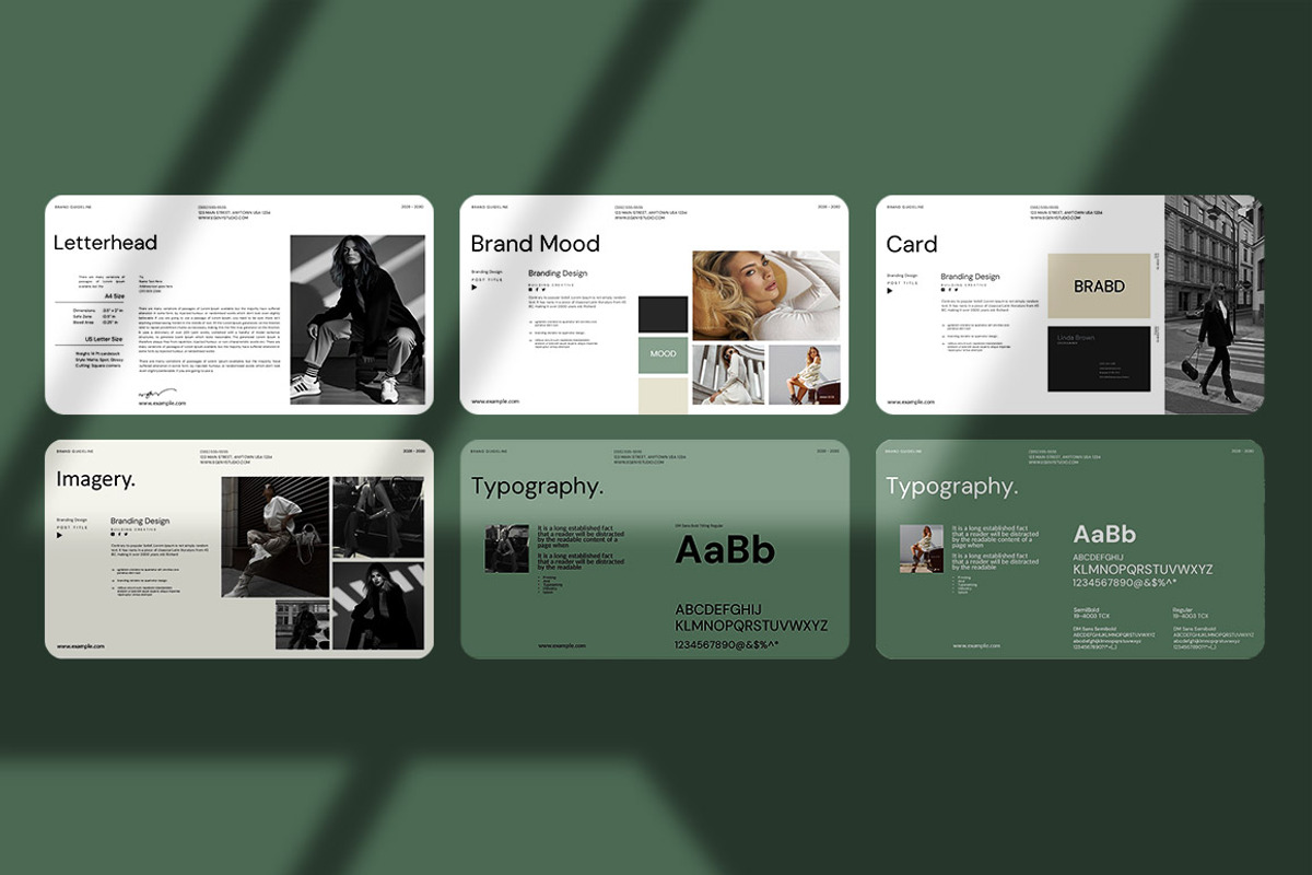 Brand Guidelines Presentation, a Presentation Template by Alvi-Studio (Photo 5 of 9)