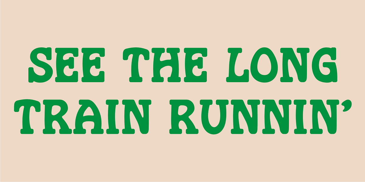 Rail Bum JNL, a Slab Serif Font by Jeff Levine Fonts (Photo 4 of 4)