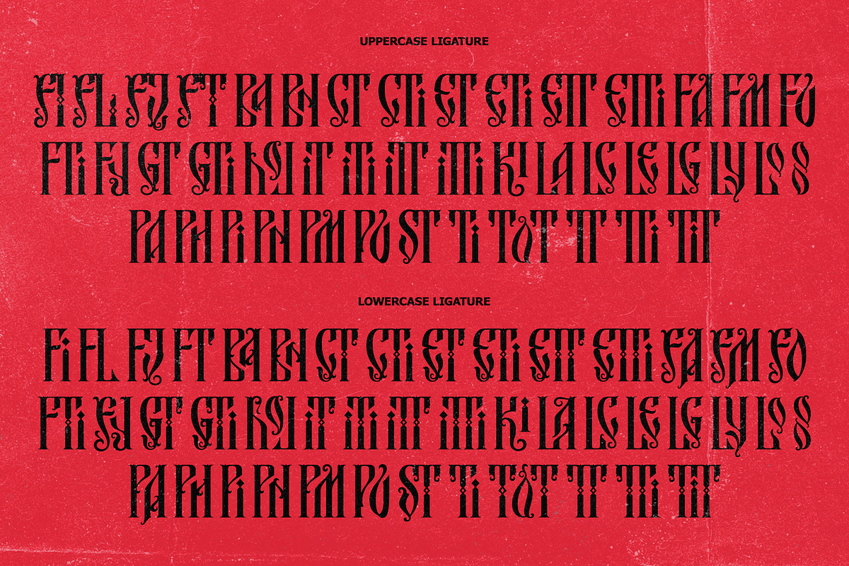Rohang – Ritualistic Display Font, a Blackletter Font by Inviline.co (Photo 4 of 17)