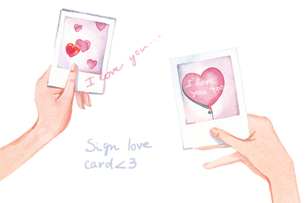 Valentines day watercolor clipart, an Illustration by masha gross (Photo 5 of 5)