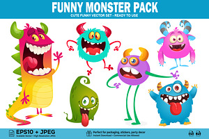 Cupcake Critters - 6 Cute Monsters