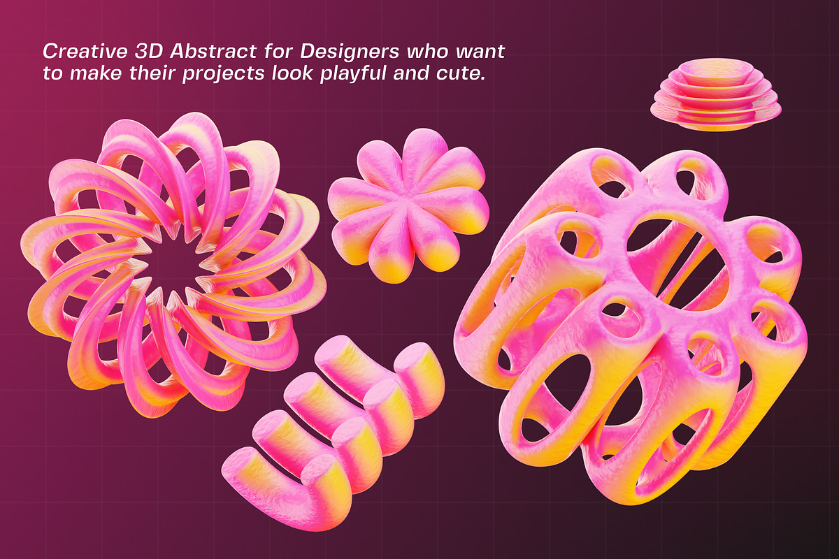 Abstract 3D Illustration Pack, an Object 3D Model by Tempcraft (Photo 2 of 5)