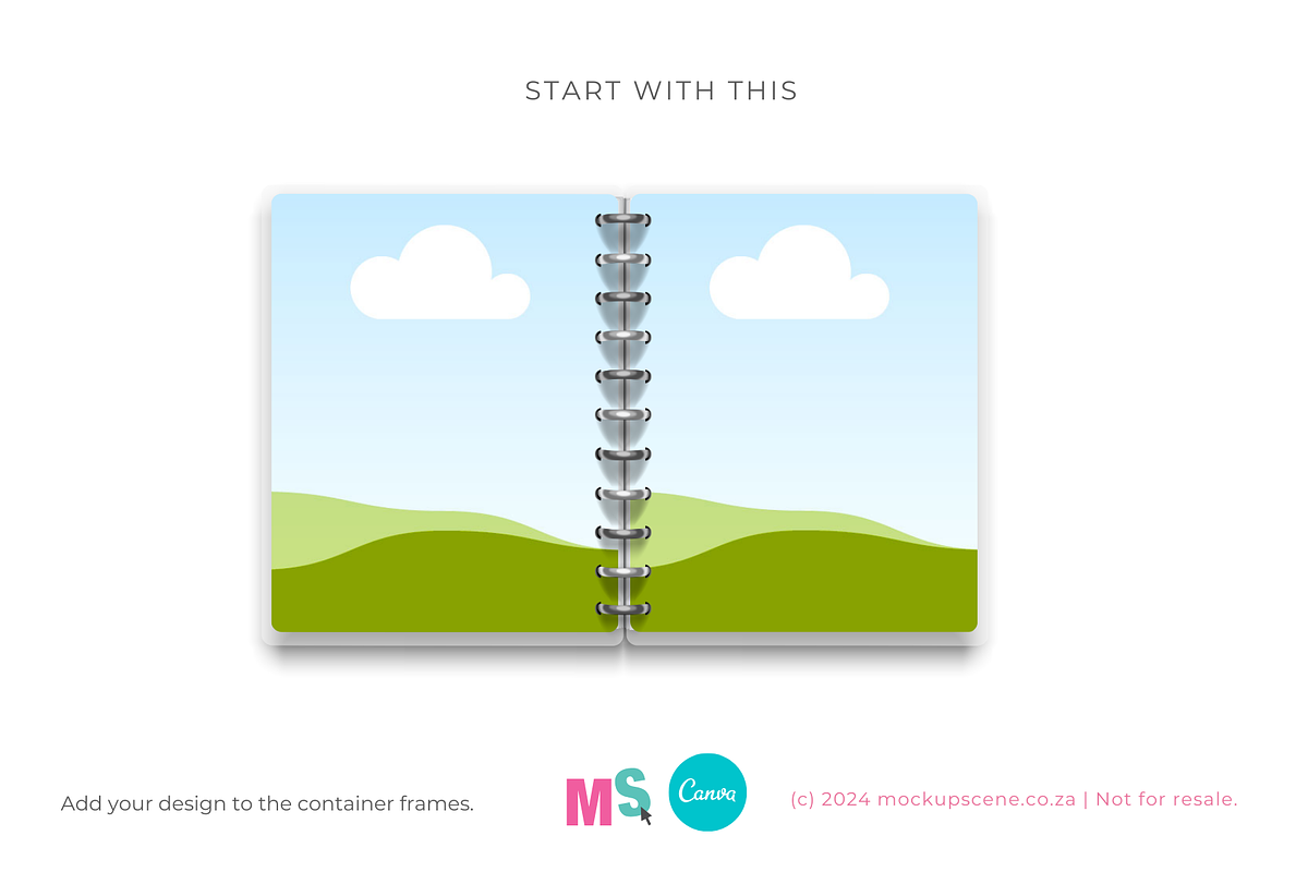 Big Happy Planner Canva Mockup, a Books & Magazine Mockup by Mockup Scene (Photo 7 of 12)