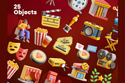 Cinema 3D Icons, an Object 3D Model by Rakata Studio (Thumbnail 5 of 7)