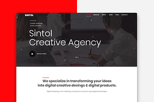 Sintol - Creative Agency Template