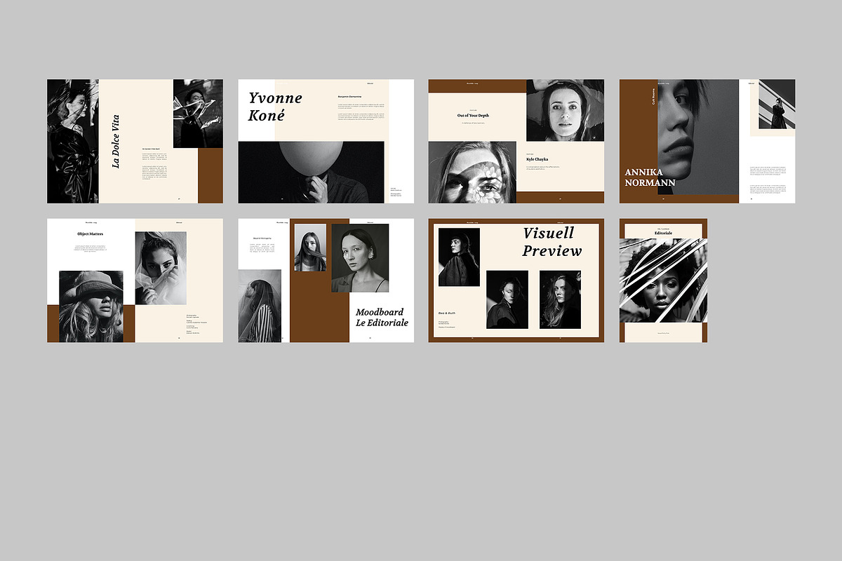 Portfolio/Lookbook Brochure Template, a Brochure Template by Bervisual (Photo 8 of 8)