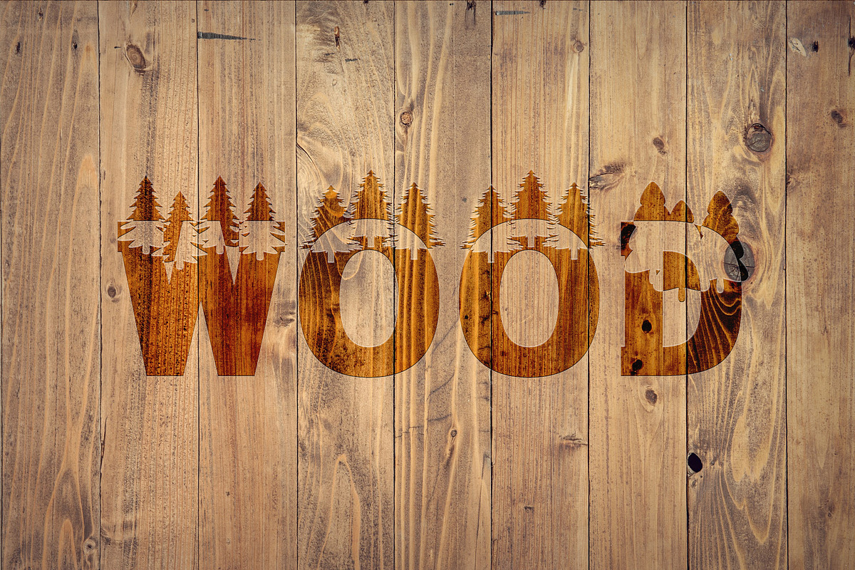 Forest Outdoors Font, a Font by vladocar (Photo 8 of 9)