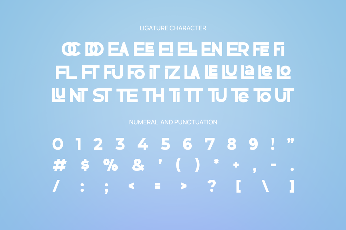 Enrole Modern Geometric Sans Font, a Sans Serif Font by Vadovastd (Photo 3 of 9)