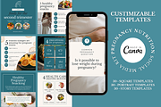 Pregnancy Nutrition Social Templates, a Social Media Template by Ariyah Media (Thumbnail 2 of 3)