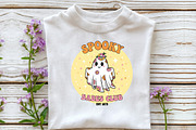 Retro Halloween Ghost PNG Sublimatio, an Illustration by DreamCafeArt (Thumbnail 6 of 7)