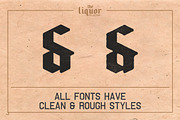 The Liquor Font Collection, a Sans Serif Font by Bart Wesolek (Thumbnail 9 of 10)
