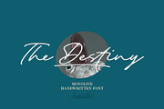 The Destiny | Monoline Script, a Script Font by Lemonthe (Thumbnail 1 of 6)