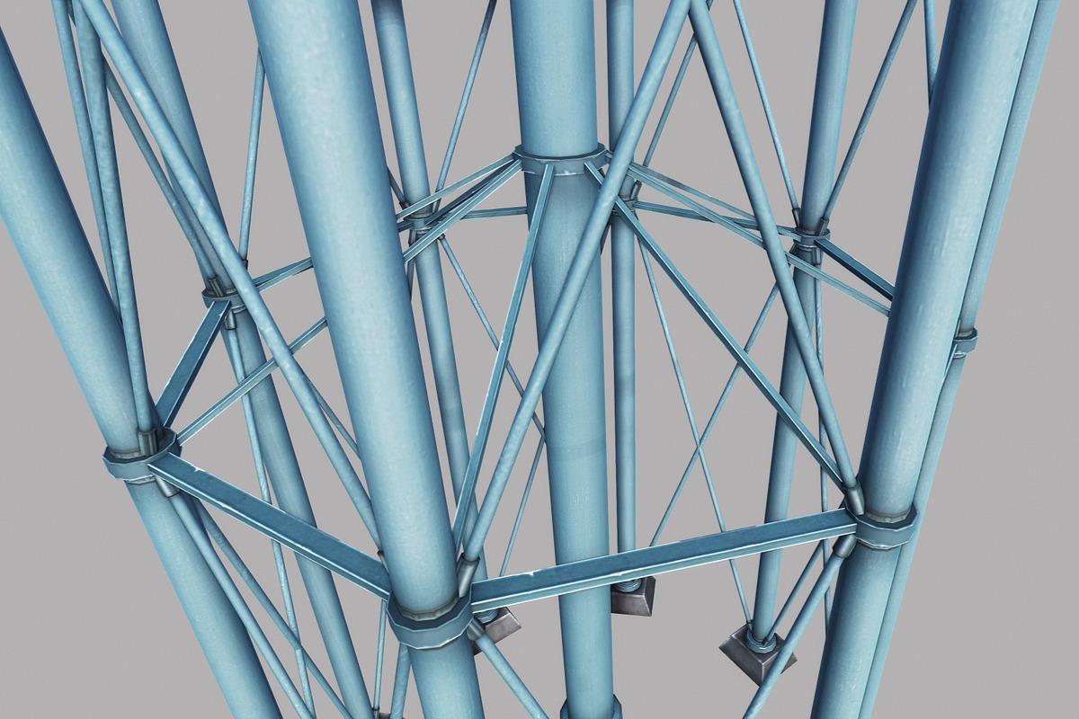 Metal Water Tower, an Architecture 3D Model by GamePoly (Photo 3 of 5)