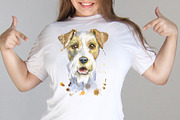 Watercolor friendly airedale terrier, an Animal Illustration by Watercolor fantasy (Thumbnail 3 of 5)