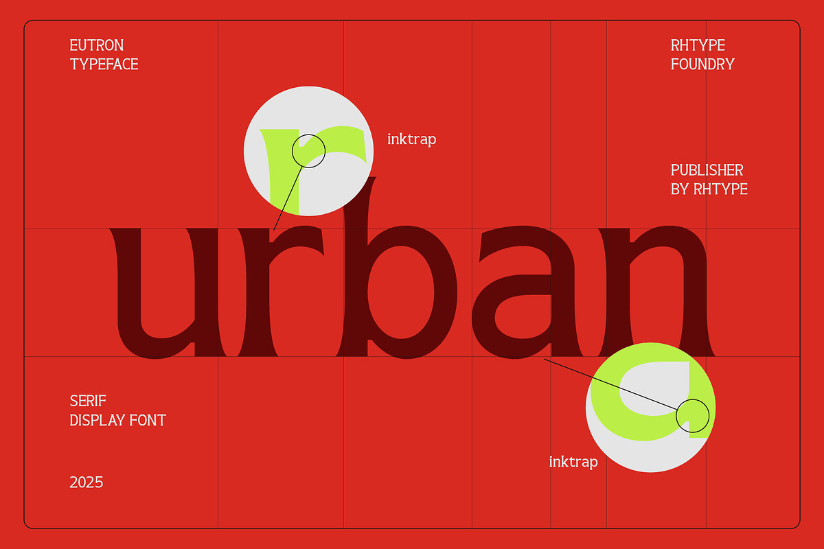 Eutron Font, a Serif Font by Rhtype (Photo 4 of 6)