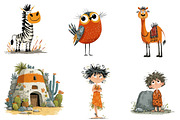Quirky Cartoons animal clipart, an Illustration by CreationArt (Thumbnail 3 of 5)