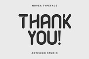 Nuvea Display Font, a Sans Serif Font by Artiveko (Thumbnail 8 of 8)