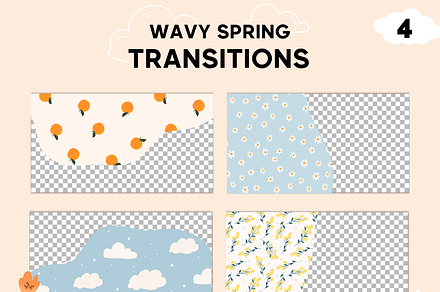 Spring, Flowers Animated Transitions