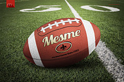 American Football Ball Mock-up, a Product Mockup by Mocca Mockups Store (Thumbnail 2 of 5)