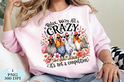 Relax We're All Crazy Chicken PNG, a Seasonal Illustration by Daily.Designs (Thumbnail 3 of 5)
