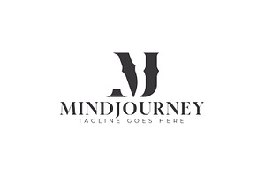 Abstract Letter M and J Logo Concept, a Branding & Logo Template by Signatoro