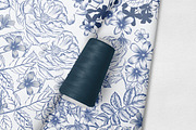 TOILE DE JOUY vector patterns set, a Pattern Graphic by FleurArt (Thumbnail 5 of 9)